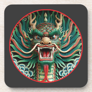Porta-copo Dragão Japonês e tradições Shinto-Budistas