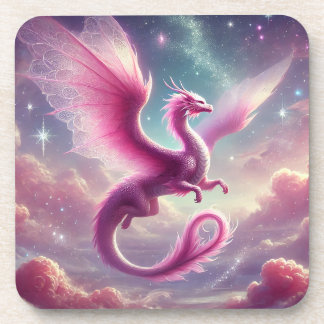 Porta-copo Dragão Rosa