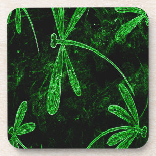Porta-copo Dragonflies Neon Green