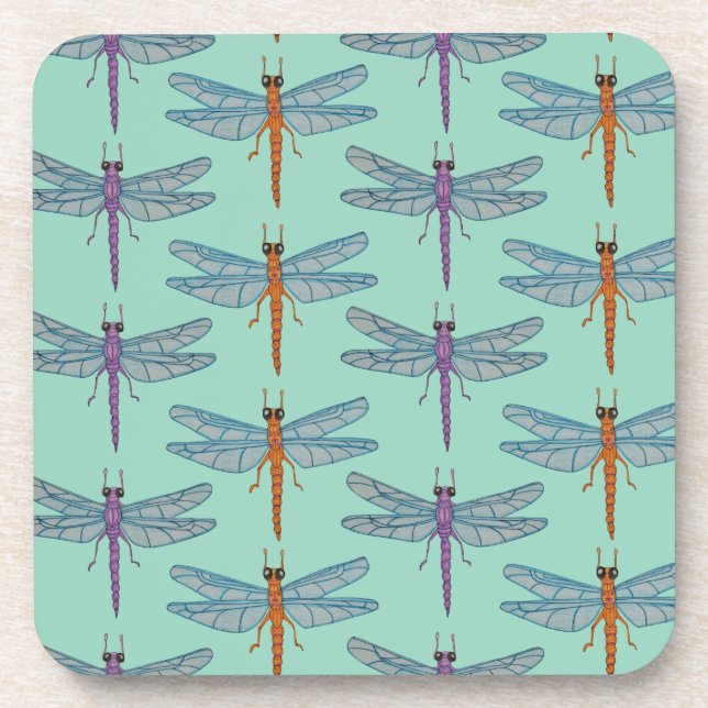 Porta-copo Dragonfly pattern (Frente)