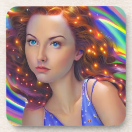 Porta-copo DreamGirl com Luzes Arco-Íris