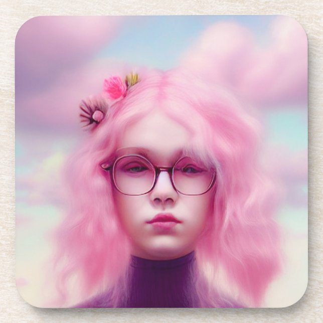 Porta-copo Dreamy Rosa (Frente)