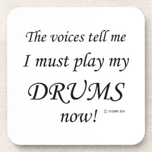 Porta-copo Drums Vozes Dizem Que Devem Brincar