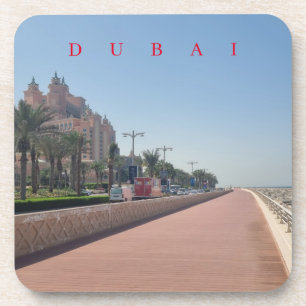 Porta-copo Dubai Palm Jumeirah Boardwalk vê portas copos