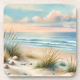 Porta-copo Dunas Costeiras Pastel Aquarela