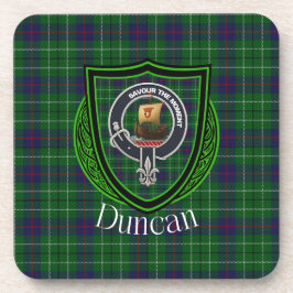 Porta-copo Duncan Scottish Clan Tartan & Crest