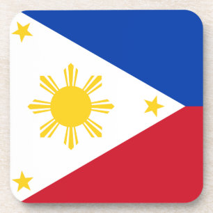 Porta-copo Duro de plástico com pavilhão das Filipinas