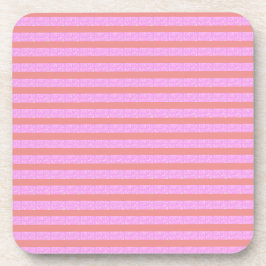 Porta-copo Duro de plástico com tiras Geométricas Rosa