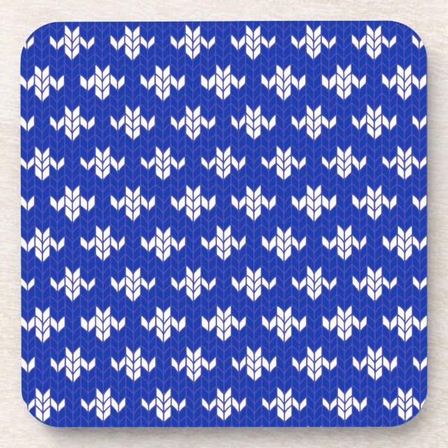 Porta-copo DURO KNIT AZUL SCANDIA Portas copos plásticas (Frente)