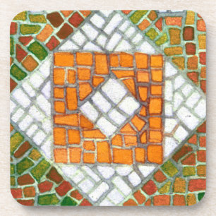 Porta-copo DURO MOSAIC AUTUMN Portas copos plásticas