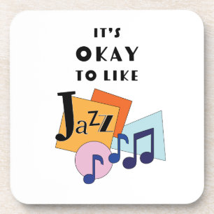Porta-copo É bom gostar do Jazz V.2