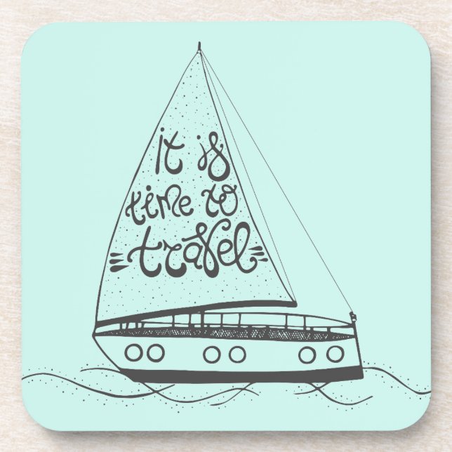 Porta-copo É hora de viajar (Frente)