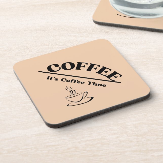 Porta-copo É hora do café (Left Side)