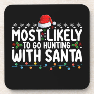 Porta-copo É Mais Provável Ir Caça Com Papais noeis De Natal