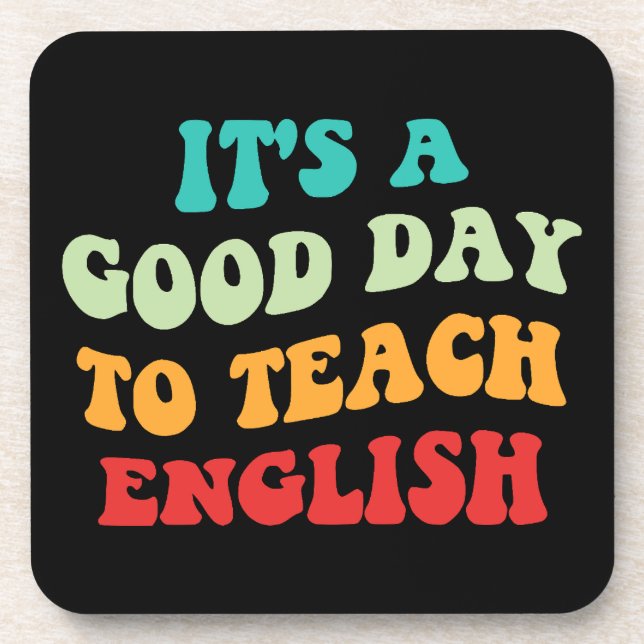 Porta-copo É Um Bom Dia Para Ensinar Inglês I (Frente)