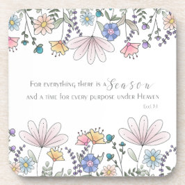 Porta-copo Eccl 3:1 Para tudo há uma temporada