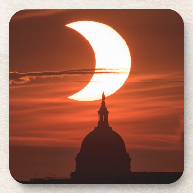 Porta-copo Eclipse Solar 2021 (Frente)