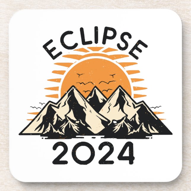 Porta-copo Eclipse Total do Sol 2024 (Frente)