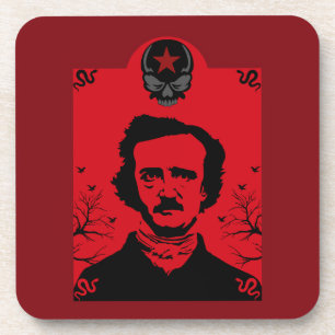 Porta-copo Edgar Allan Poe Art Gift