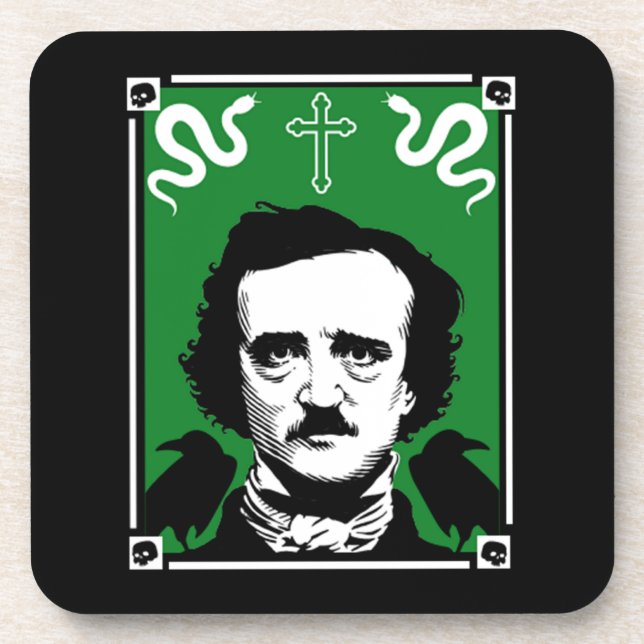 Porta-copo Edgar Allan Poe Original (Frente)