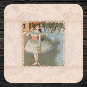 Porta-copo Edgar Degas, o Dançarino das Estrelas com o Lace 