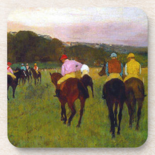 Porta-copo Edgar Degas Race Horses em Longchamp