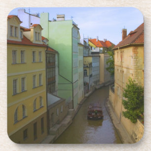 Porta-copo Edifícios históricos com canal, Praga, República T