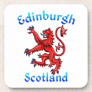 Porta-copo Edinburgh Scotland Lion Rampant Scottish Flag