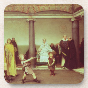 Porta-copo Educação de Alma-Tadema   das crianças de