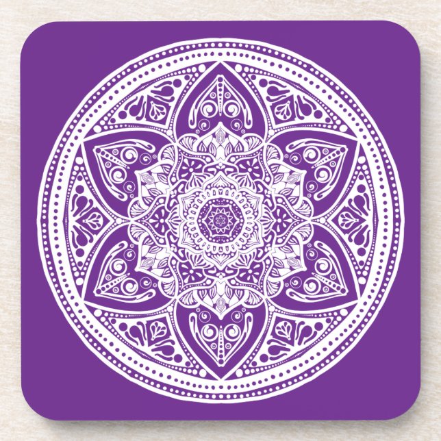 Porta-copo EggPlant Mandala (Frente)