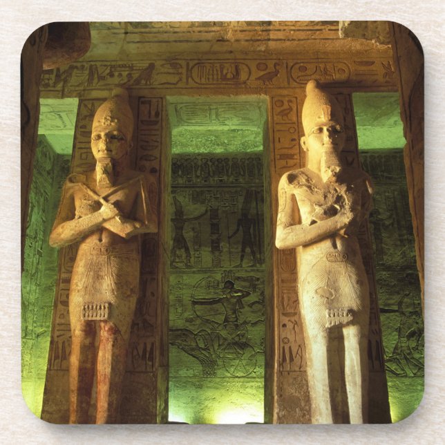 Porta-copo Egito, Abu Simbel, Estátua de Ramsés II, (Frente)