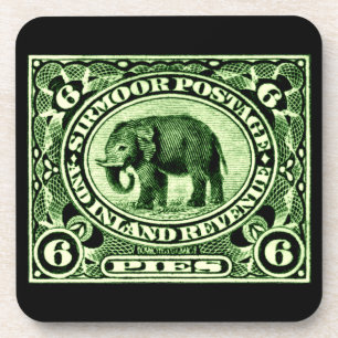 Porta-copo Elefante dos Estados de Princesa Indianos 1895