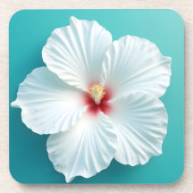 Elegância em Bloom: Harmonia do Hibisco Branco