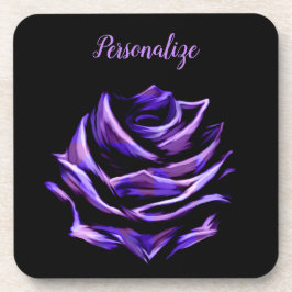 Porta-copo Elegante & Luxuosa Rosa Neon Roxa Personalizada