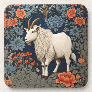 Porta-copo Elegante Mountain Goat William Morris Inspirado