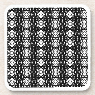 Porta-copo Elegante Preto e Branco