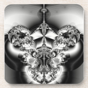 Porta-copo Elegante Silver Chandelier