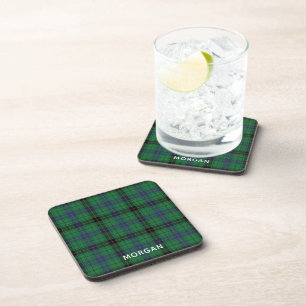 Porta-copo Elegante Xadrez Davidson Tartan Personalizado