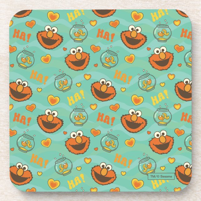 Porta-copo Elmo e Goldfish Pattern (Frente)