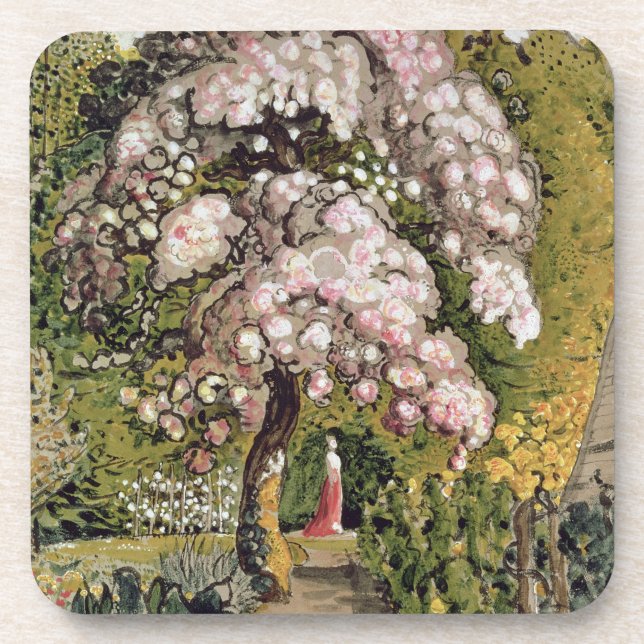 Porta-copo Em um jardim de Shoreham (w/c) (Frente)