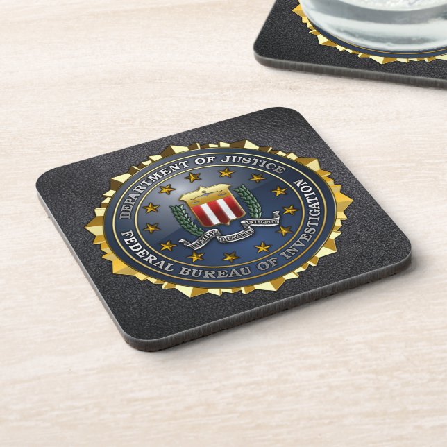 Porta-copo Emblema do FBI (Left Side)