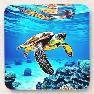 Porta-copo Embraço do Oceano: Viagem da Tartaruga do Mar