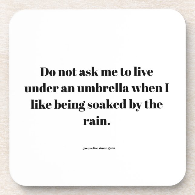 Porta-copo Empowering quote (Frente)