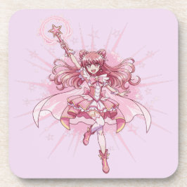 Porta-copo Encantadora Transformação de Anime Menina Mágica