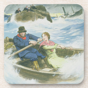 Porta-copo Enfeite o querido (1815-41) e o seu pai que salva