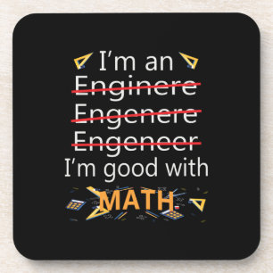 Porta-copo Engenheiro É Bom Com Matemática