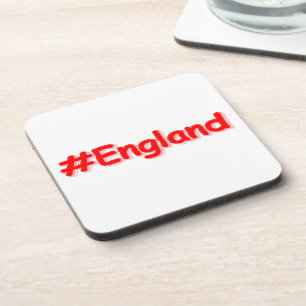 Porta-copo "#England" Design. Compre agora