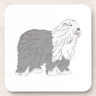 Porta-copo English Sheepdog