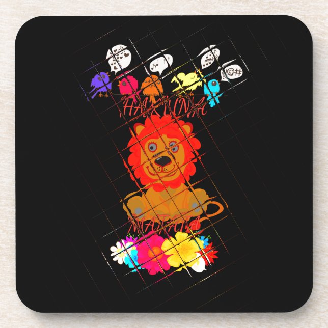 Porta-copo Engraçado Baby Lion King: Hakuna Matata Art Design (Frente)