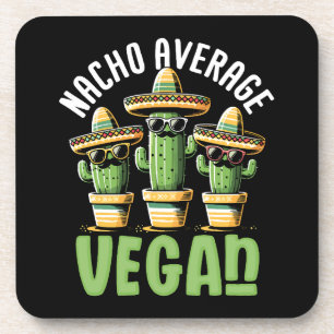 Porta-copo Engraçado Cactus Sombrero Nacho Média Vegan